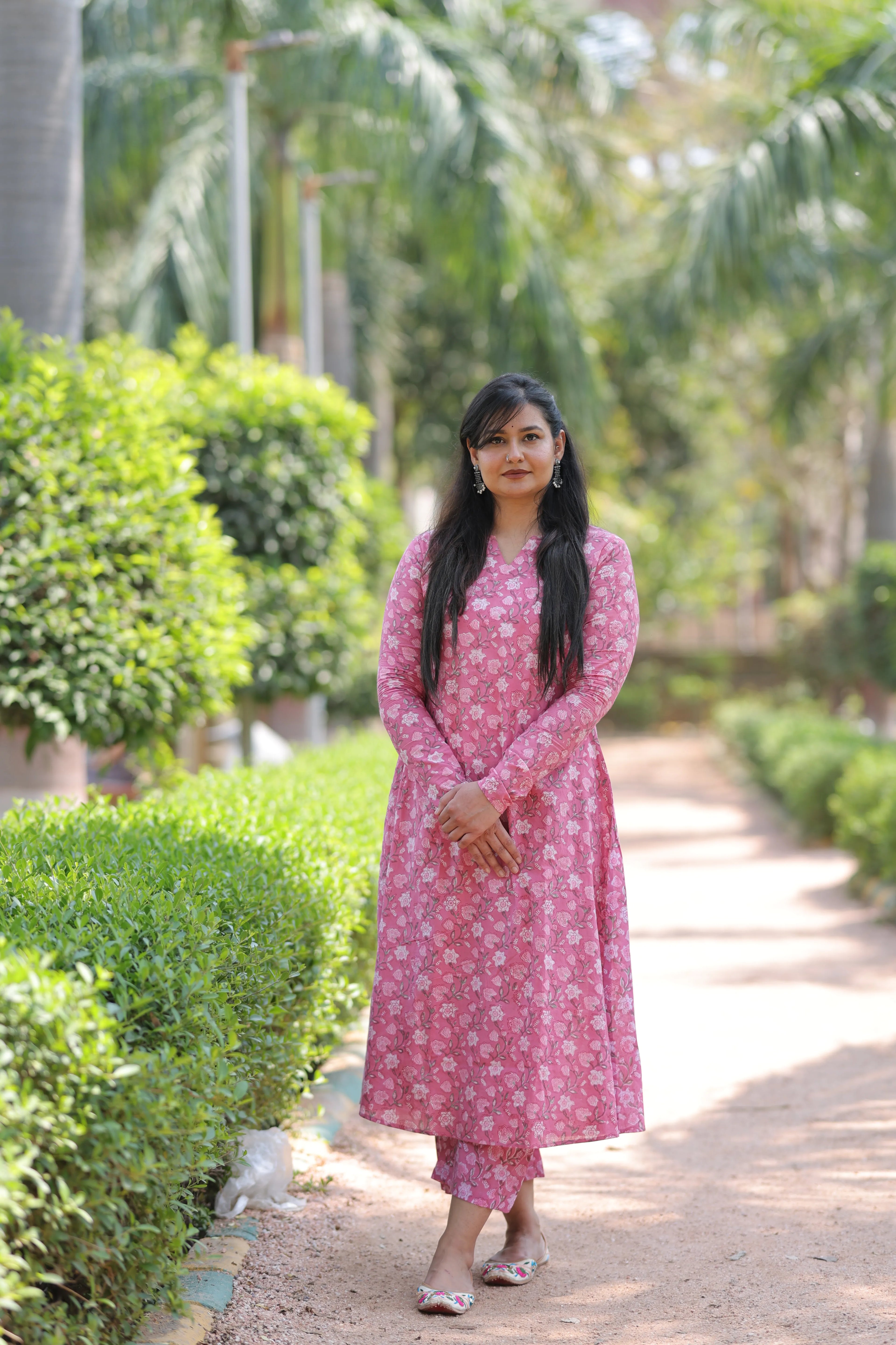 Pink Noor kurta set