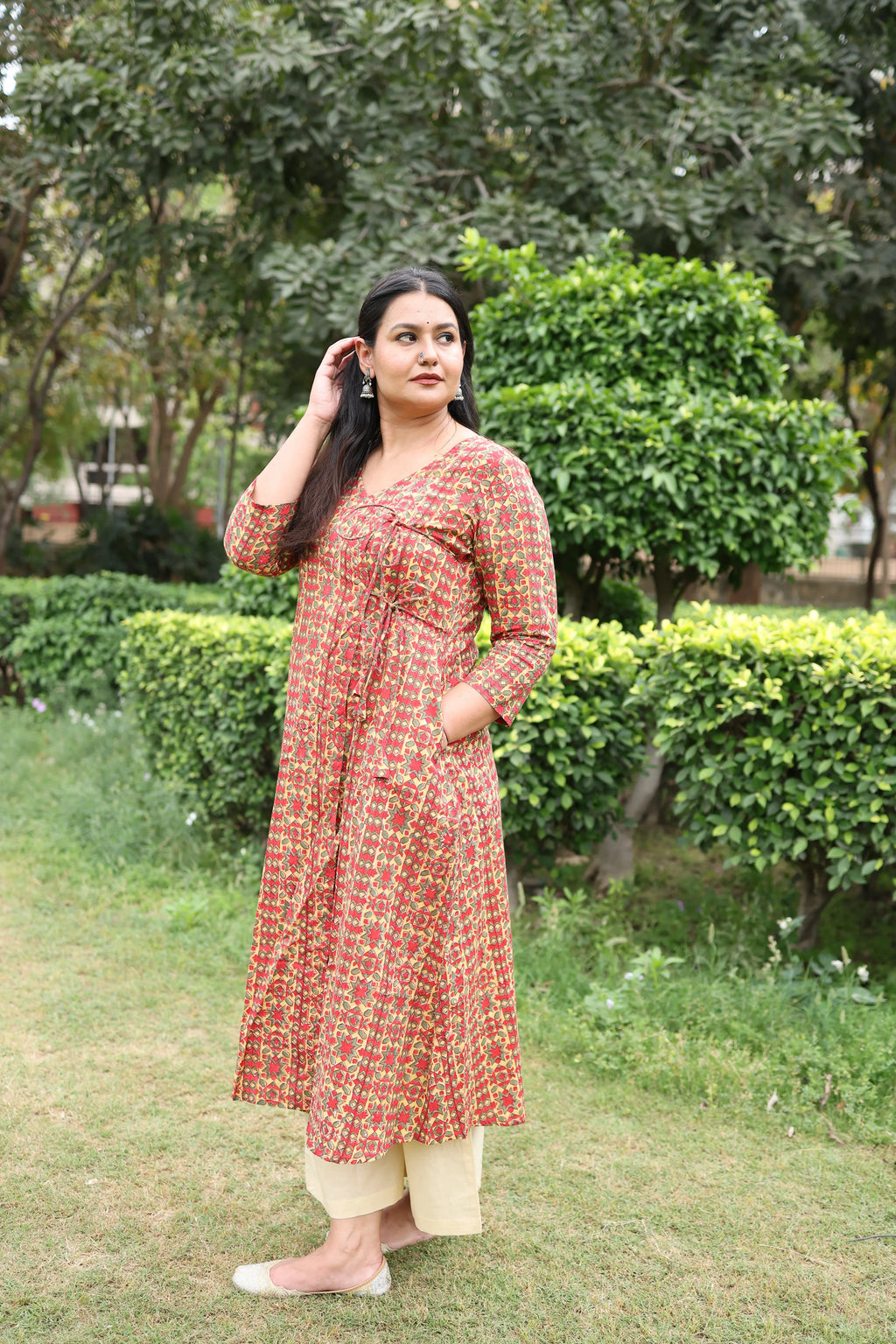 Rang Mahal Angrakha Wrap Kurta