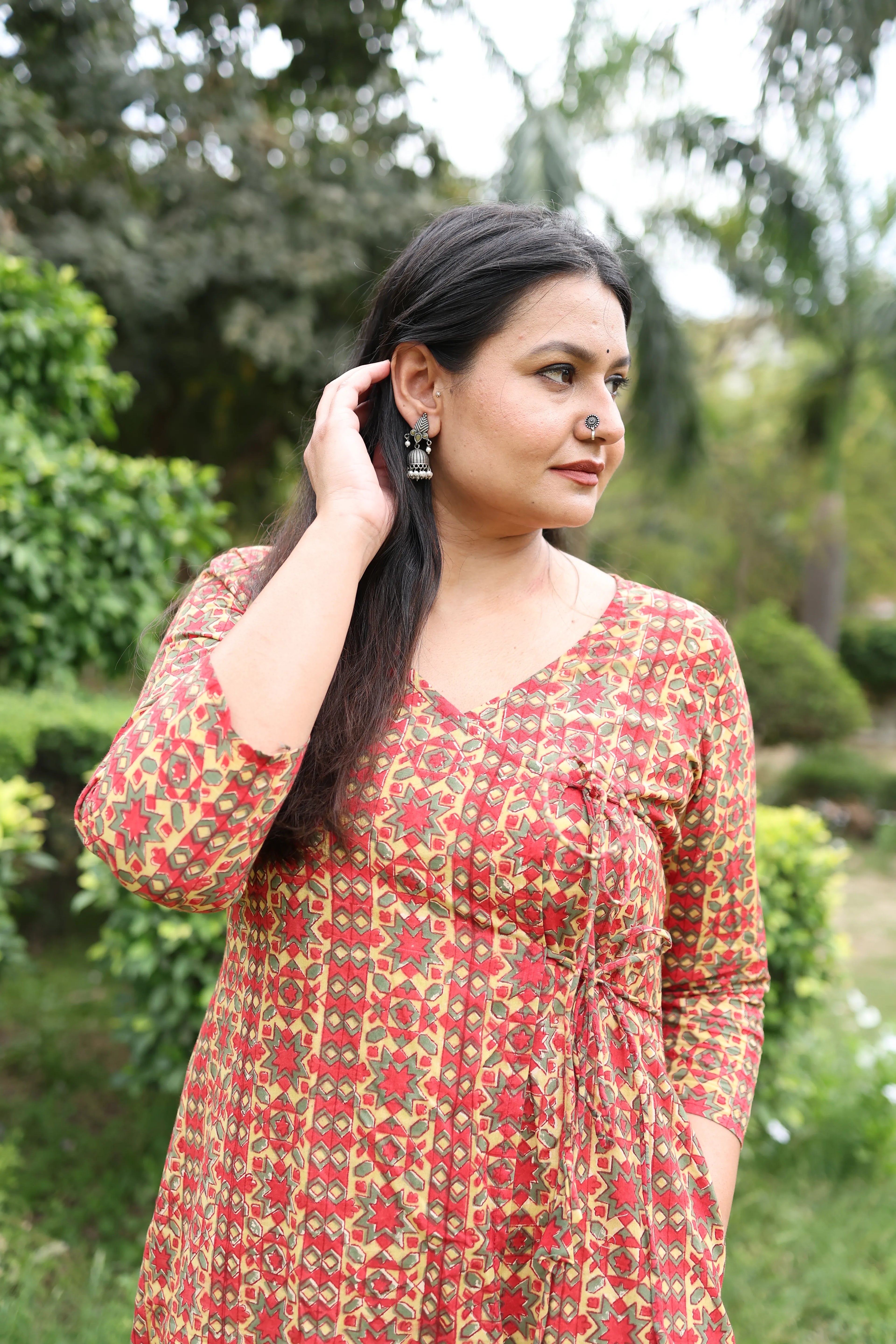 Rang Mahal Angrakha Wrap Kurta