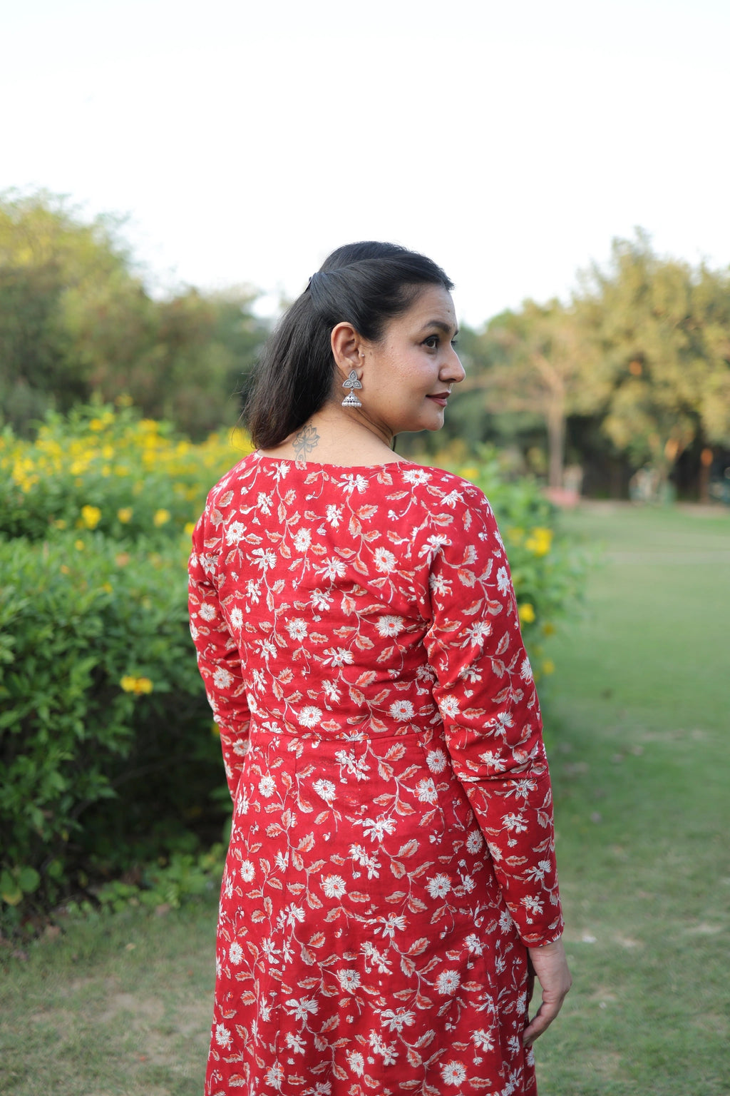 Rani bloom kurta