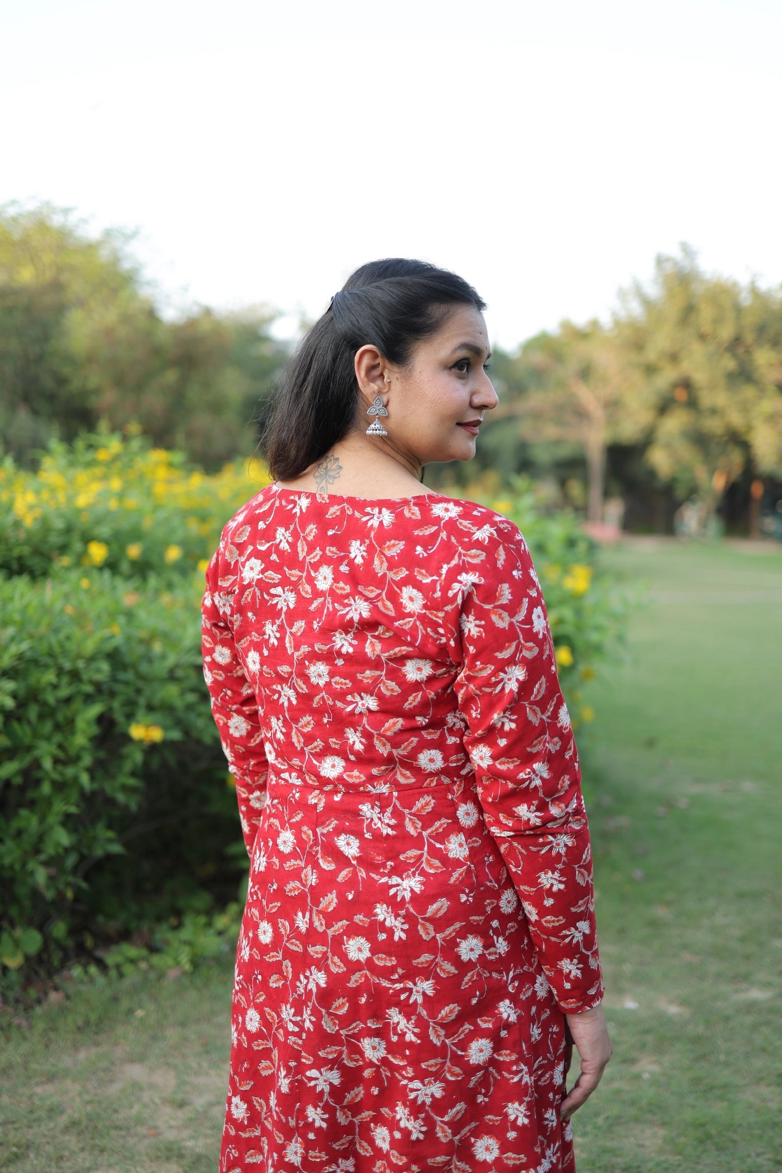 Rani bloom kurta