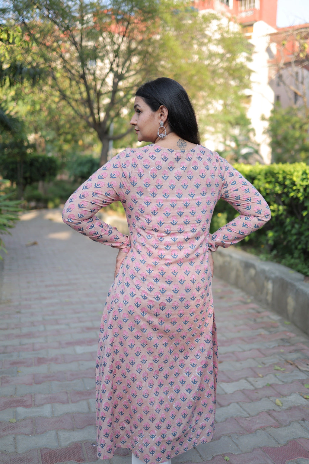 rosebud charm kurta set