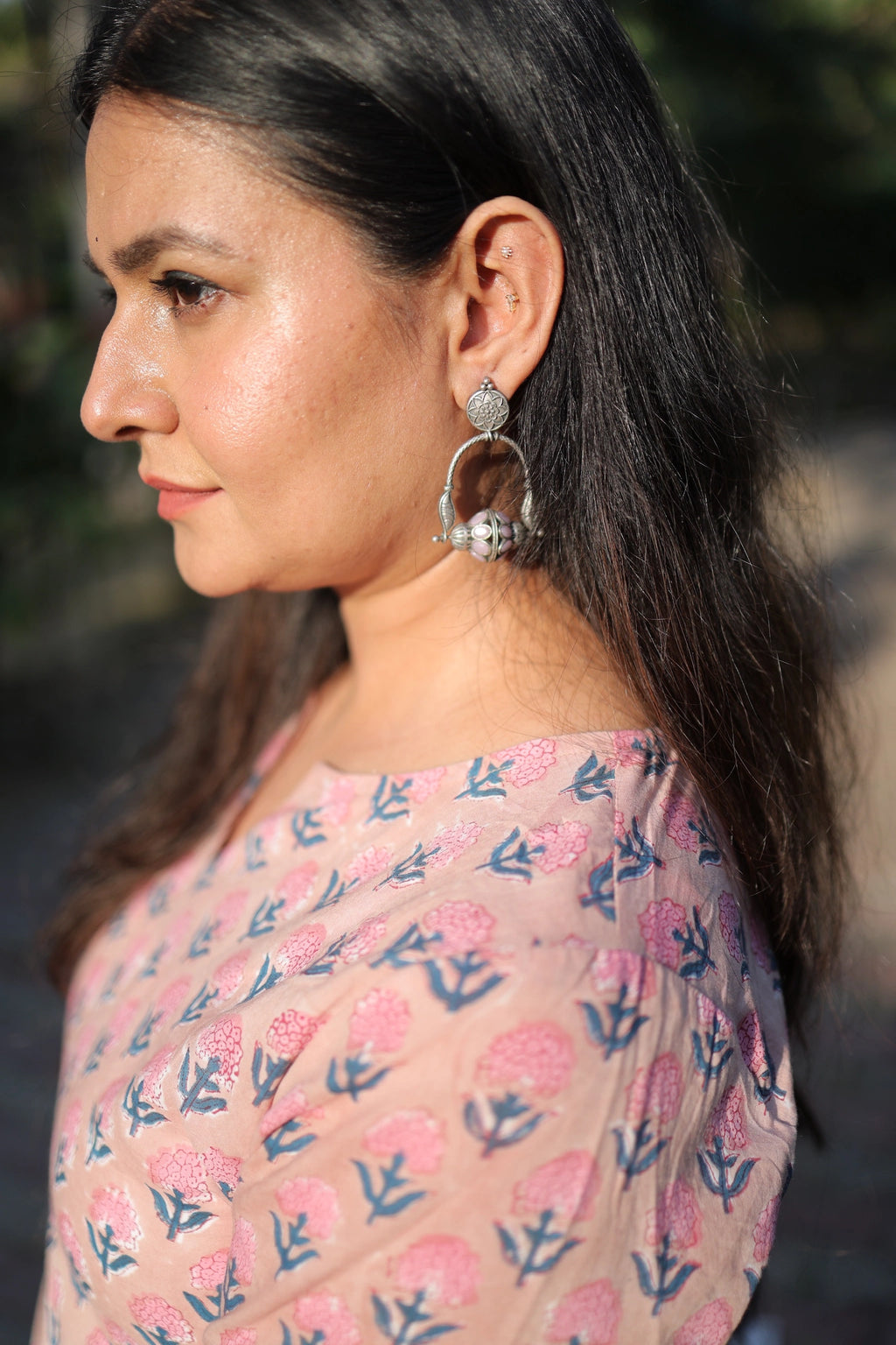 rosebud charm kurta set