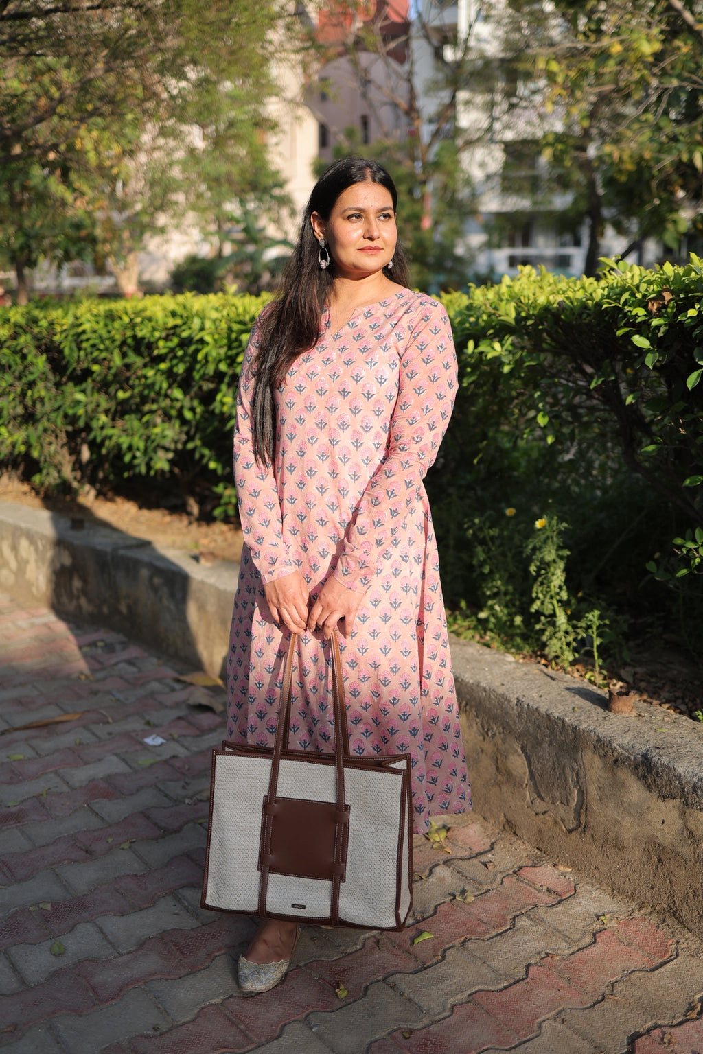 rosebud charm kurta set