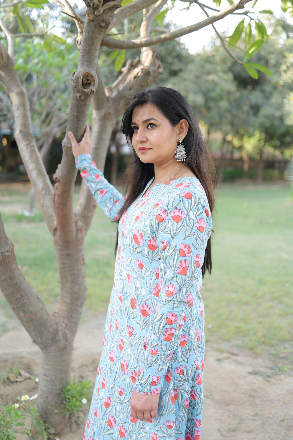 Blush tulip kurta set