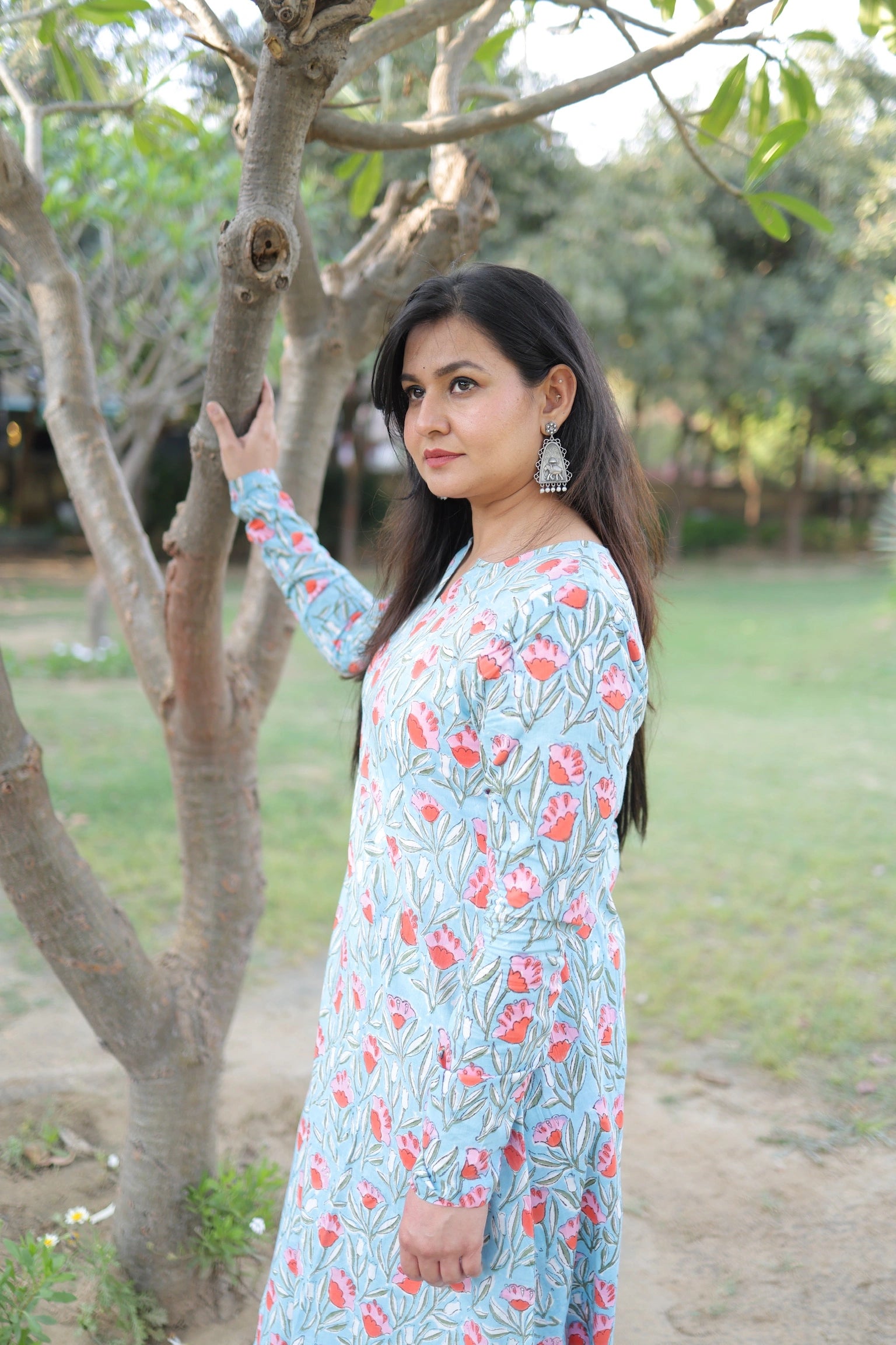 Blush tulip kurta set