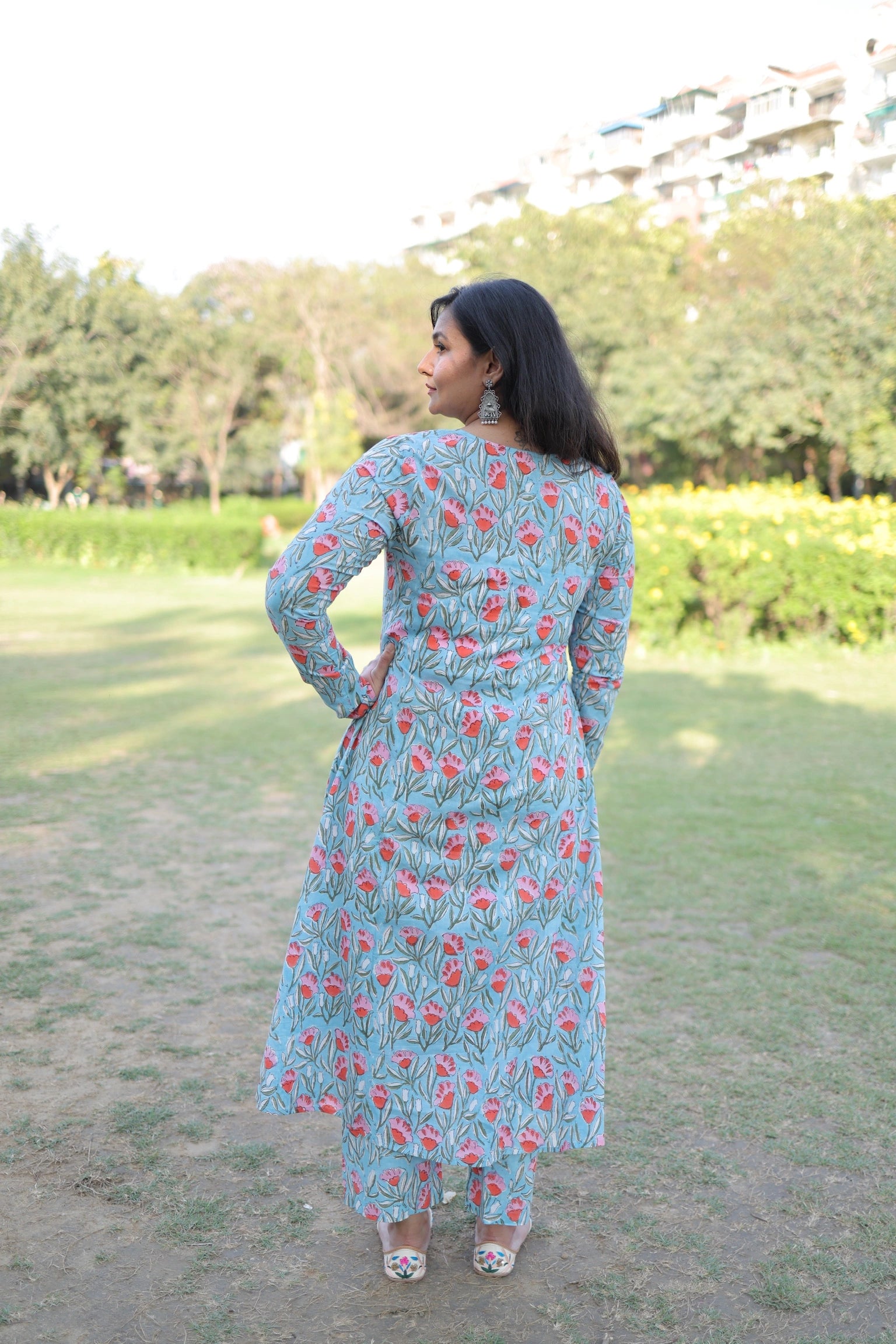 Blush tulip kurta set