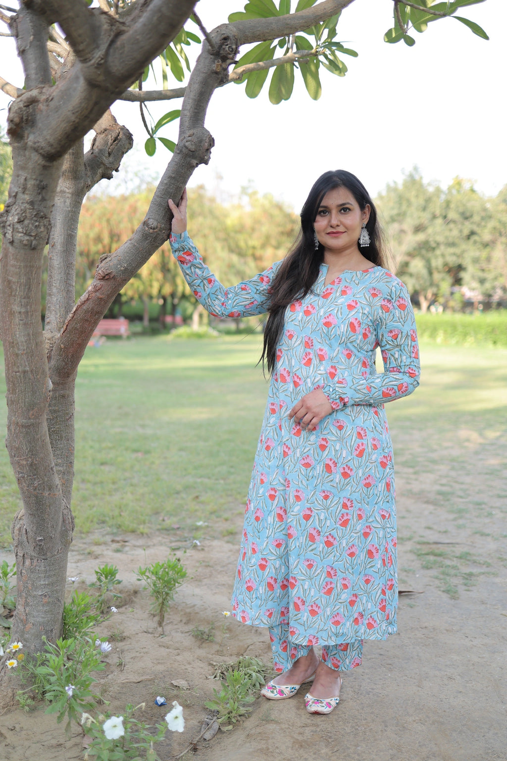 Blush tulip kurta set