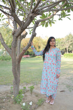 Blush tulip kurta set