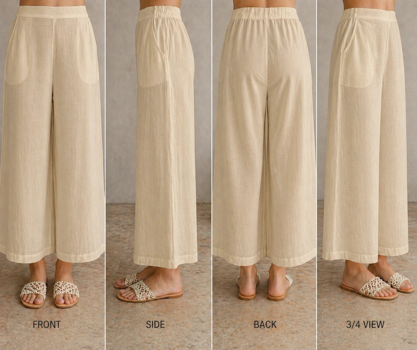 Beige Palazzo